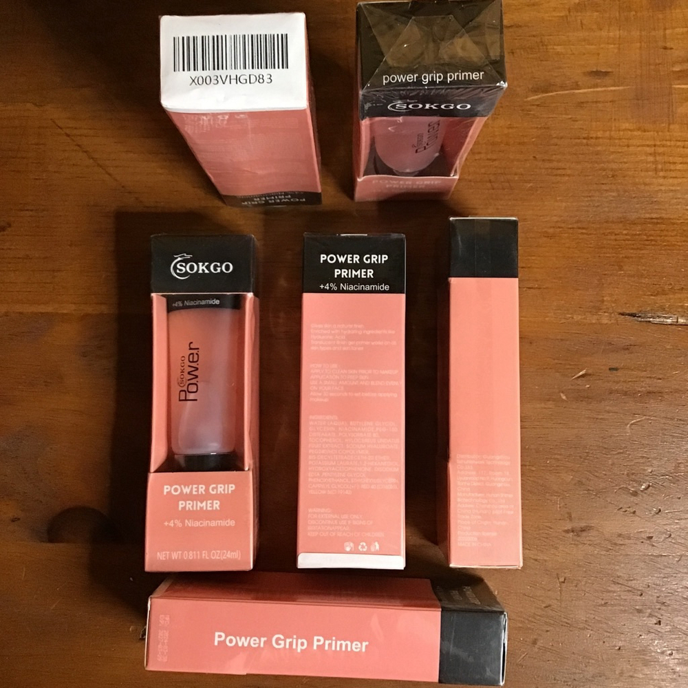 NEW SOKGO Power Grip Primer Pink Black Sealed